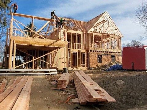 Stay Ready crew framing a residential addition in New York